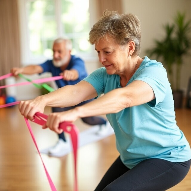 Resistance bands for seniors.