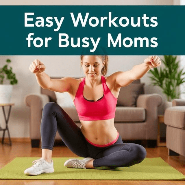 Easy Workouts For Busy Moms.