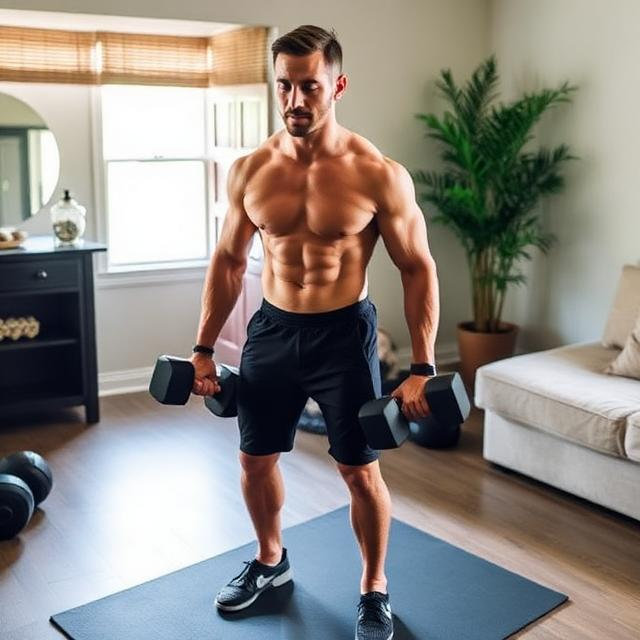 Full Body Dumbbell Workout at Home