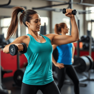 Strength training exercises for women over 40.