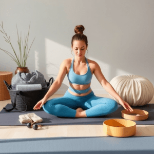 Training accessories for Yoga and Pilates.