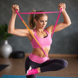 Weight loss resistance bands.