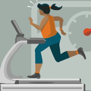 Losing weight through menopause.