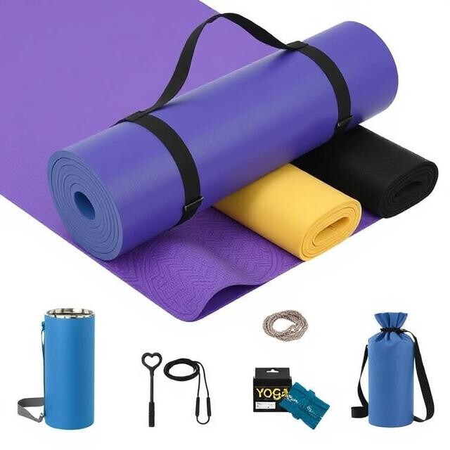 Portable Yoga Mats And Accessories.